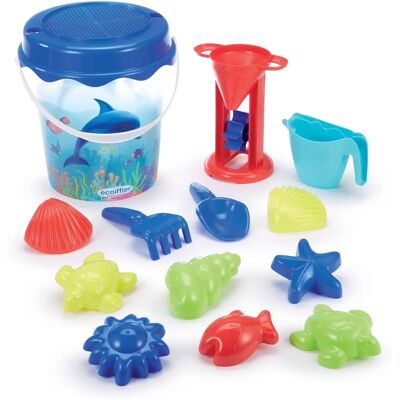 Set Giochi Spiaggia Ecoiffier - Blu - Set di Giocattoli da Spiaggia Set Giochi Spiaggia Ecoiffier - Blu - Set di Giocattoli da Spiaggia