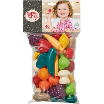 Ecoiffier 100% Chef Speelvoedsel Groenten - Set Ecoiffier 100% Chef Speelvoedsel Groenten - Set