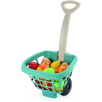 Ecoiffier Rollenspiel Spielzeug mit Obst - Einkaufswagen Ecoiffier Rollenspiel Spielzeug mit Obst - Einkaufswagen