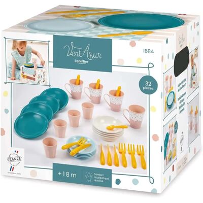 Ecoiffier Jeu de Vaisselle 32 Pièces - Set Enfant Ecoiffier Jeu de Vaisselle 32 Pièces - Set Enfant