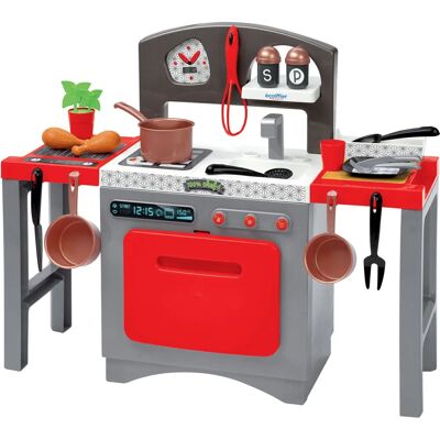 Cocina de juguete Ecoiffier ECO1735 - Rojo - Cocina de juguete Cocina de juguete Ecoiffier ECO1735 - Rojo - Cocina de juguete