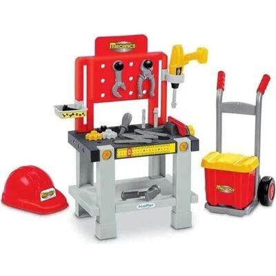 Ecoiffier 19-teilige Kindertoolsatz - Bildungsspiel Ecoiffier 19-teilige Kindertoolsatz - Bildungsspiel