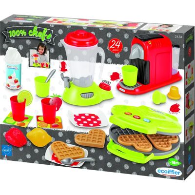 Ecoiffier 2524 Rollenspiel-Spielzeug - Küchenutensilien-Set für Kinder Ecoiffier 2524 Rollenspiel-Spielzeug - Küchenutensilien-Set für Kinder