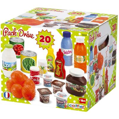 Ecoiffier Pack Drive Spielzeug-Nahrungsset - 20 Stück Ecoiffier Pack Drive Spielzeug-Nahrungsset - 20 Stück