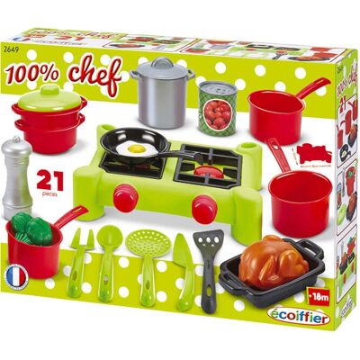 Ecoiffier 2649 - Keuken Set met Fornuis +1 Jaar Ecoiffier 2649 - Keuken Set met Fornuis +1 Jaar