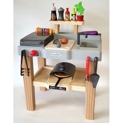 Ecoiffier Sommerküche mit Grill und Pizzaofen - Spielküche Ecoiffier Sommerküche mit Grill und Pizzaofen - Spielküche