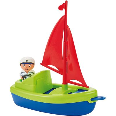 Ecoiffier Mini Box Barca + Marinaio - Giocattolo da sabbia Ecoiffier Mini Box Barca + Marinaio - Giocattolo da sabbia