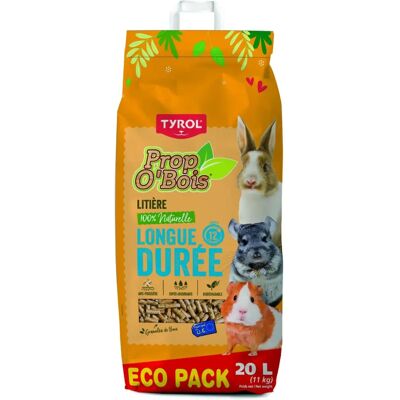 Tyrol Houten Bed - Kleine Dieren - 20 L Tyrol Houten Bed - Kleine Dieren - 20 L