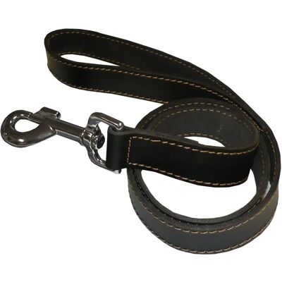 Laisse en cuir Yago pour chien - 1,20m - Résistante & Douce Laisse en cuir Yago pour chien - 1,20m - Résistante & Douce