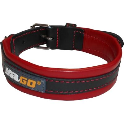 Collier en Cuir Yago - Réglable 34-43cm pour Chiens Moyens - Publicité Collier en Cuir Yago - Réglable 34-43cm pour Chiens Moyens - Publicité