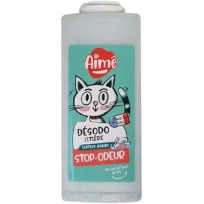 Déodorant Aimé 700 ml - Parfum Marine pour Litière de Chat - Publicité Déodorant Aimé 700 ml - Parfum Marine pour Litière de Chat - Publicité