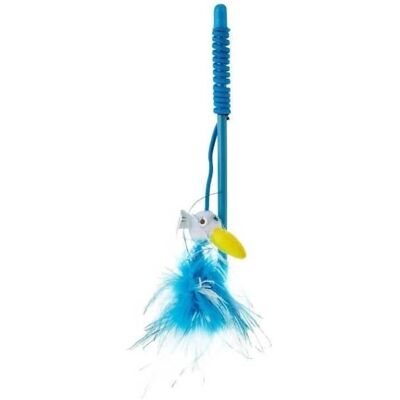 AIME Jouet pour Chat Rose - Peluche Interactif avec Plumes AIME Jouet pour Chat Rose - Peluche Interactif avec Plumes