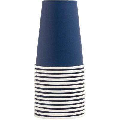 PRONAPPE 89112I Einwegbecher - 15 Stk - 200 ml - Marineblau - Einwegbecher PRONAPPE 89112I Einwegbecher - 15 Stk - 200 ml - Marineblau - Einwegbecher