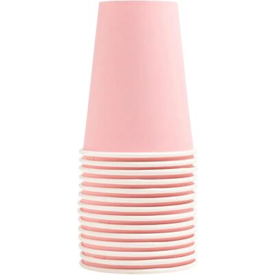 PRONAPPE 89114I Einwegbecher - 15 Stück, 200 ml - Rose PRONAPPE 89114I Einwegbecher - 15 Stück, 200 ml - Rose
