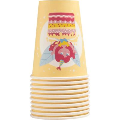 PRONAPPE 89150I Gobelet jetable - Fées - 200 ml PRONAPPE 89150I Gobelet jetable - Fées - 200 ml