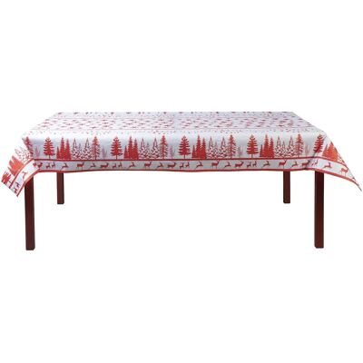 Nappe en papier recyclé français - Rouge - 25x1,18m - Lot de 6 Nappe en papier recyclé français - Rouge - 25x1,18m - Lot de 6