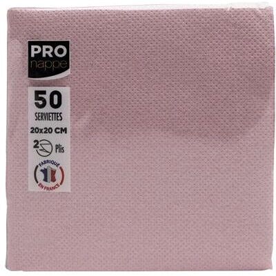 Pro Nappe Rosa Micro-embossed 20x20cm Servetter - Servetter Pro Nappe Rosa Micro-embossed 20x20cm Servetter - Servetter