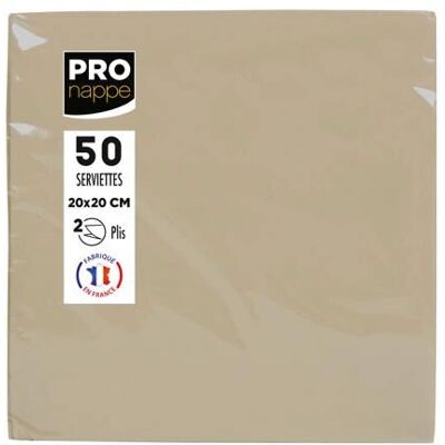PRONAPPE SV622042I Papierservietten - Braun - 50 stk PRONAPPE SV622042I Papierservietten - Braun - 50 stk