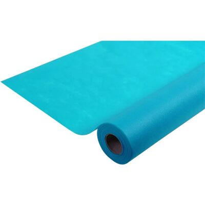 Nappe turquoise PRONAPPE - 10x1,20m, Lot de 4 - Publicité Nappe turquoise PRONAPPE - 10x1,20m, Lot de 4 - Publicité