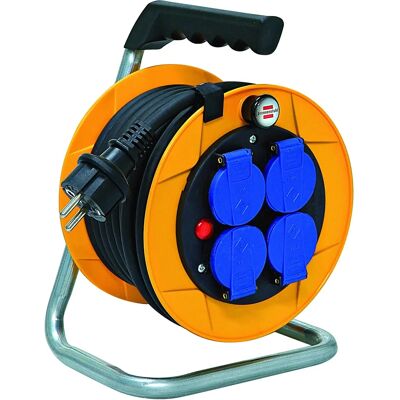Brennenstuhl Kabelhaspel - IP44 - 10m - Geel - 3500W - Wandmontage Brennenstuhl Kabelhaspel - IP44 - 10m - Geel - 3500W - Wandmontage