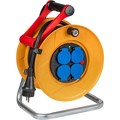 Brennenstuhl Amarillo 15m Cable de extensión con 4 enchufes & IP44 Brennenstuhl Amarillo 15m Cable de extensión con 4 enchufes & IP44