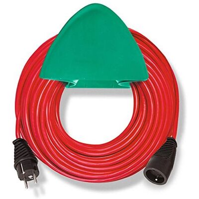 Extensión eléctrica Brennenstuhl 1167511 - 15m, Soporte de pared, Rojo Extensión eléctrica Brennenstuhl 1167511 - 15m, Soporte de pared, Rojo