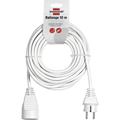Brennenstuhl Witte Verlengsnoer - 10M, Europese Stekker - 230V Brennenstuhl Witte Verlengsnoer - 10M, Europese Stekker - 230V