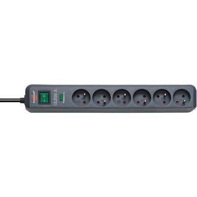 Regleta Brennenstuhl Eco-Line - 6 Tomas, Protección infantil, Cable 1,4m Regleta Brennenstuhl Eco-Line - 6 Tomas, Protección infantil, Cable 1,4m