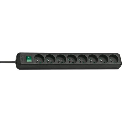 Regleta de enchufes Eco-Line Brennenstuhl 8 Tomas 3m Negro Regleta de enchufes Eco-Line Brennenstuhl 8 Tomas 3m Negro