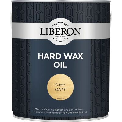 Liberon 104468 Hard Wax Oil Clear Matt 2.5L - Hard Wax Oil Liberon 104468 Hard Wax Oil Clear Matt 2.5L - Hard Wax Oil