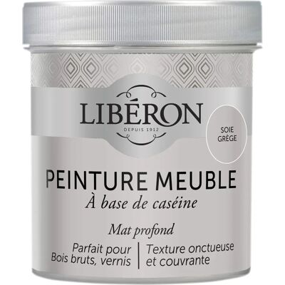 Peinture Meuble Caséine Liberon - Soie Grège 0,5L - Publicité Peinture Meuble Caséine Liberon - Soie Grège 0,5L - Publicité