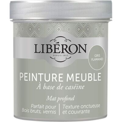 Peinture mate pour meubles Liberon - Flamingo Gris - Publicité Peinture mate pour meubles Liberon - Flamingo Gris - Publicité