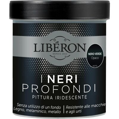 Liberon Nero Verde Opaco - Vernice Iridescente per Mobili e Decorazioni Liberon Nero Verde Opaco - Vernice Iridescente per Mobili e Decorazioni