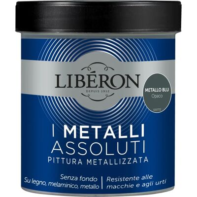 Peinture Métallisée Liberon - Metalli Assoluti - Bleu Mat - Publicité Peinture Métallisée Liberon - Metalli Assoluti - Bleu Mat - Publicité