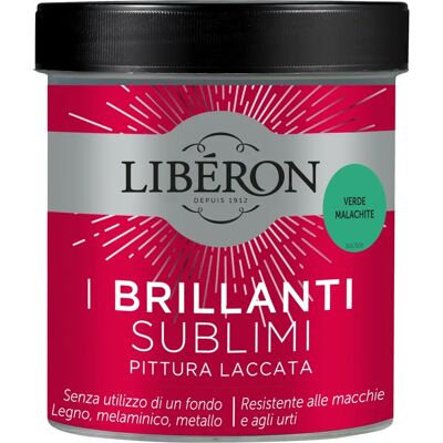 Liberon Pittura Laccata Brillanti Sublimi Verde Malachite 500ml - Vernice Liberon Pittura Laccata Brillanti Sublimi Verde Malachite 500ml - Vernice