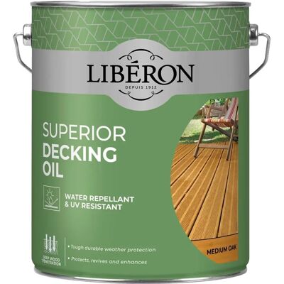 Liberon Medium Oak Decking Oil - Decking Oil Liberon Medium Oak Decking Oil - Decking Oil