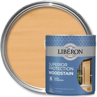 Liberon - Superior Protection 8 Year Woodstain - Clear Satin Liberon - Superior Protection 8 Year Woodstain - Clear Satin