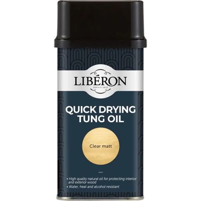 Liberon 126800 Quick Drying Tung Oil 250ml - Tung Oil Liberon 126800 Quick Drying Tung Oil 250ml - Tung Oil