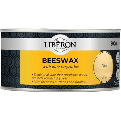 Liberon Beeswax Paste Antique Pine - Beeswax Paste Clear 500ml Liberon Beeswax Paste Antique Pine - Beeswax Paste Clear 500ml