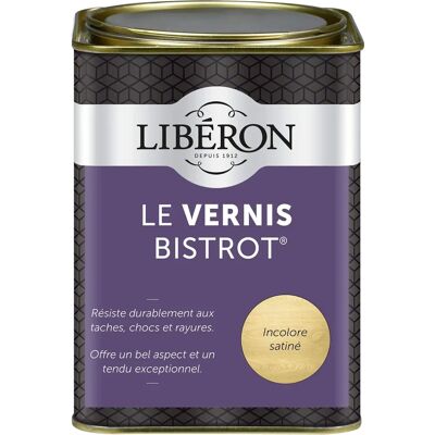 Vernis satiné transparent LIBERON - Meubles & Objets - 1L - Publicité Vernis satiné transparent LIBERON - Meubles & Objets - 1L - Publicité