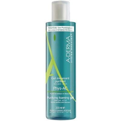 A-Derma Phys-AC Gel Limpiador Espumoso - Gel Facial A-Derma Phys-AC Gel Limpiador Espumoso - Gel Facial
