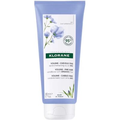 Après-shampooing Volume Klorane - Fibres de lin 200ml Après-shampooing Volume Klorane - Fibres de lin 200ml