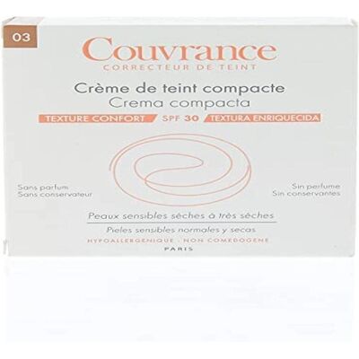 Avène Couvrance Kompakt Foundation Creme für Trockene Haut SPF30 Avène Couvrance Kompakt Foundation Creme für Trockene Haut SPF30