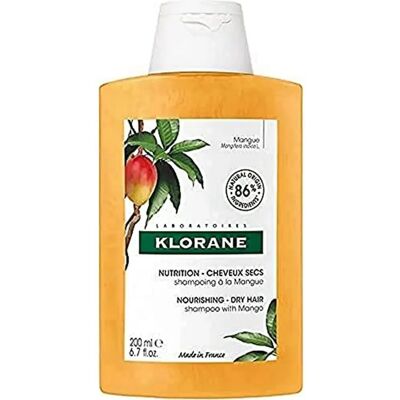 Klorane Mango Butter Shampoo - Dry Hair Hydrating & Protective Klorane Mango Butter Shampoo - Dry Hair Hydrating & Protective