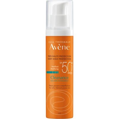 Protector solar SPF50+ Avene para piel propensa a imperfecciones - Crema facial solar Protector solar SPF50+ Avene para piel propensa a imperfecciones - Crema facial solar