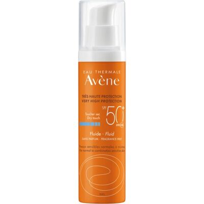 Avene SPF 50+ Protector Solar - Fórmula de amplio espectro, Resistente al agua Avene SPF 50+ Protector Solar - Fórmula de amplio espectro, Resistente al agua