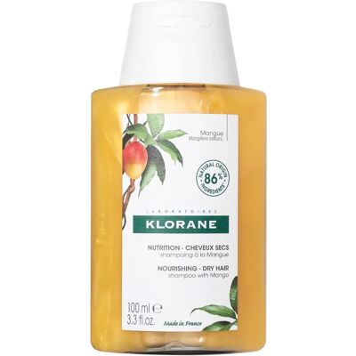 Shampoo Nourrissant Mangue Klorane - Cheveux Secs 100ml Shampoo Nourrissant Mangue Klorane - Cheveux Secs 100ml