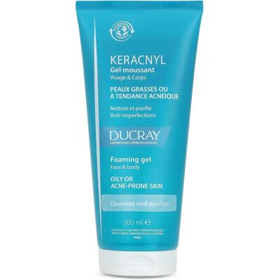 Ducray Keracnyl gel nettoyant moussant (200ml) Ducray Keracnyl gel nettoyant moussant (200ml)