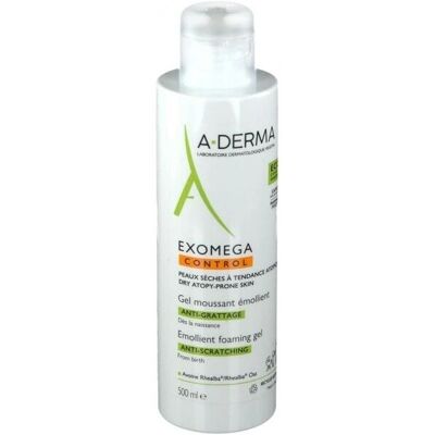 A-Derma Exomega Control Gel Moussant Emollient - Soins pour peaux sèches A-Derma Exomega Control Gel Moussant Emollient - Soins pour peaux sèches