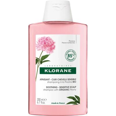 Klorane - Beruhigendes Shampoo mit Pfingstrose - Für empfindliche Kopfhaut, 200ml Klorane - Beruhigendes Shampoo mit Pfingstrose - Für empfindliche Kopfhaut, 200ml